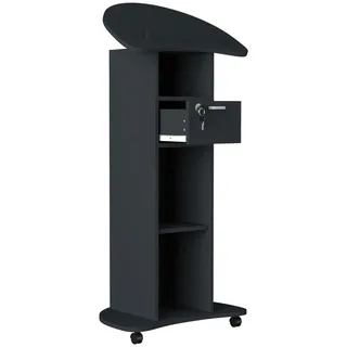 Mid.you Stehpult , Anthrazit , Holzwerkstoff , 110x37x56 cm , Stauraum , Büromöbel, Schreibtische, Stehpulte