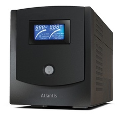 Atlantis a03-hp1102 Host Power Sinewave Line Interactive USV, 1100 VA, 550 W, AVR Boost und Buck, Software ViewPower enthalten, Schwarz