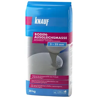 Knauf Bodenausgleichsmasse Fließ-Spachtel Nivellier-Masse Estrich für Boden innen und außen 20 kg