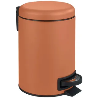 WENKO Kosmetikeimer "Leman" 3 Liter, BxTxH: 17x22,5x25 cm, terrakotta, schwarz