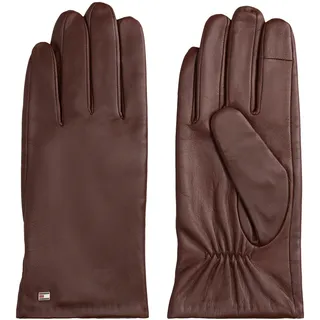 Tommy Hilfiger ESSENTIAL FLAG LEATHER GLOVES Braun S/M