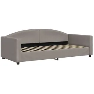 vidaXL Tagesbett 90 x 200 cm grau/schwarz