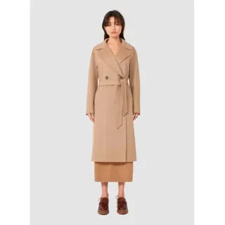 Weekend Max Mara für Damen. 2525016072600 Brauner Cascia-Mantel (42), Lässig, Wolle