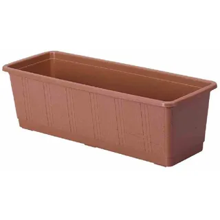 Bewässerungs-Blumenkasten Aqua-Green 80x21x16,5cm terrakotta Blumenkübel Garten