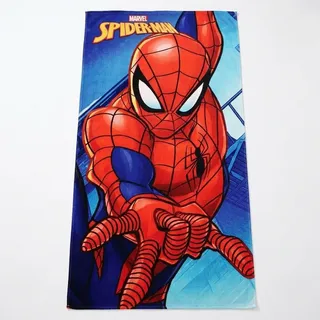 Spiderman-Handtuch für Jungen und Mädchen – Weiches und saugfähiges Marvel-Kinderhandtuch für Strand, Pool und Schwimmbad, Sommerhandtuch für Kinder von 2–10 Jahren