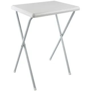 KLEINER WEIßER KLAPPTISCH 52X38 CM AUS PVC