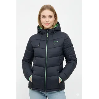 Bench. Steppjacke "JIYRA" mit Kapuze leichte, taillierte Übergangsjacke mit breiter Steppung und Kapuze, navy