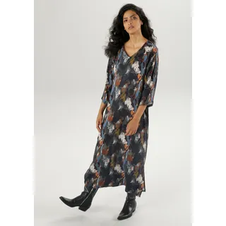 Aniston CASUAL Blusenkleid, mit extravagantem, grafischen Batik-Muster, bunt