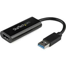 Bild von StarTech.com USB 3.0 HDMI Video Card Multi Monitor Adapter - Externe Grafikkarte - USB - Slim - 1080p - Schwarz