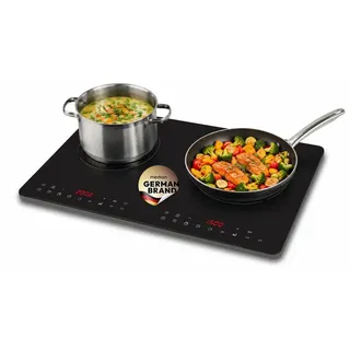Medion IC20D Induktionskochplatte 2 Platten 3500 Watt - Schwarz