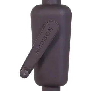 Madison Sonnenschirm Syros Luxe 350 cm Rund Grau - Grau