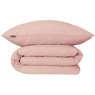 SCHIESSER Laura Uni Hellrosa 135 x 200 cm + 80 x 80 cm