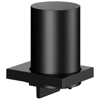 KEUCO EDITION 11 Seifenspender, Echtkristall-Stulpglas, 180 ml, 11152379000, Farbe: Schwarz Matt