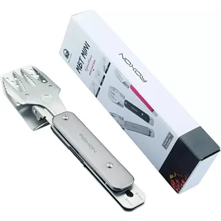 ROXON Grillbesteck 22,6 cm Edelstahl grau