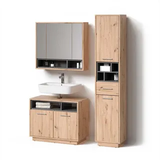 livinity Temo 3-tlg. Artisan-Eiche
