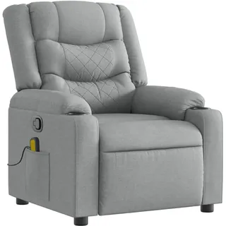 vidaXL Massagesessel Polyester 50 x 79 x 0 cm Grau