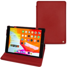 Noreve Lederschutzhülle horizontal (iPad 10.2 2019), Tablet Hülle, Rot
