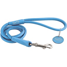 CHAPUIS SELLERIE Glamour Rundleder für Hunde/Katzen BLAU Durchmesser 4 mm Länge 1,22 m Größe XS