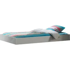 Vipack Bettschubkasten, lackierte Oberfläche, durch Rollenführung leicht zu bedienen, weiß