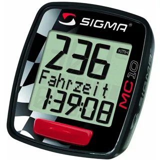 Sigma Mc 10 Moto Fahrradcomputer - Black - One Size