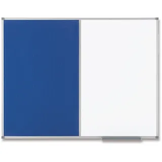 Nobo Kombitafel Whiteboard/Filzpinnwand (120x90 cm) blau
