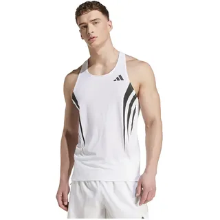 Adidas Adizero Archive Running ärmelloses T-shirt - White - XL
