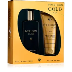 Poseidon Gold Pack Eau de Toilette und After Shave, 100 ml, Verpackung kann variieren