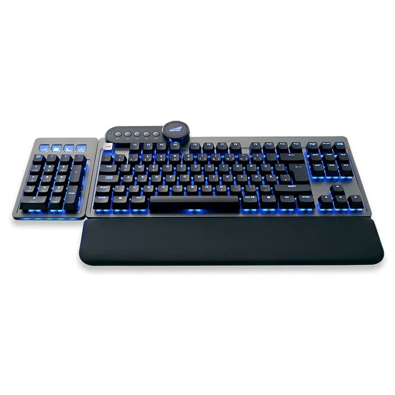 Bild von Everest Max Gunmetal Gray, LEDs RGB, MX BLUE, USB, DE (MG-EVK1G-CB1-DE)