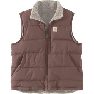 CARHARTT Montana Reversible, Steppweste Damen - Dunkelbraun (B25) - S