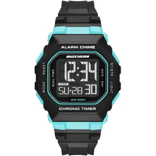 Skechers Chronograph »WHITFIELD« Quarzuhr, Armbanduhr, Herrenuhr, digital, Tag, Wochentag, schwarz
