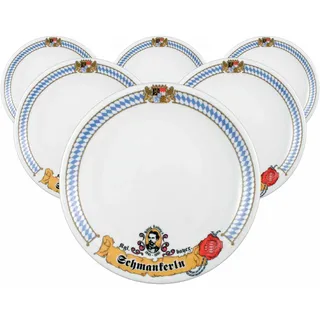 SELTMANN WEIDEN Speiseteller Compact Bayern 27 cm bunt 6er Set