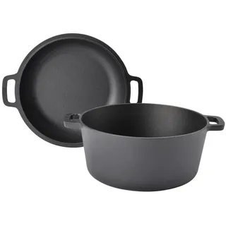 TAINO Dutch Oven 6 l Gusseisen schwarz