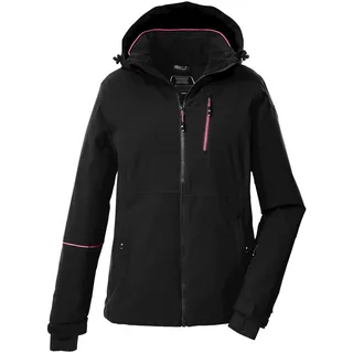Killtec Damen Skijacke/Funktionsjacke mit Kapuze und Schneefang KSW 438 WMN SKI JCKT, schwarz, 44, 43160-000
