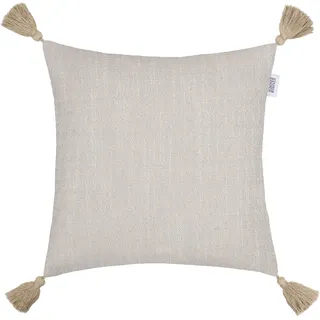 SCHÖNER WOHNEN-Kollektion Dekokissen »Boho«, mit Quasten, 35x35 cm, beige