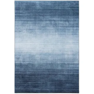 benuta Pop Teppich Laury Blau 120x170 cm , Textil , Beton Optik , Rechteckig , 120x170 cm , wasserabweisend , Teppiche und Böden, Teppiche