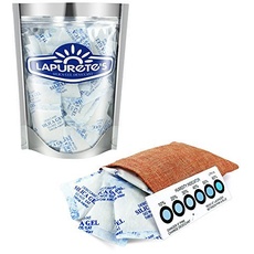 Lapurete 's ® 10 Gramm 25 Stück Silicagel Pakete Trockenmittel Luftentfeuchter (regenerierbar)