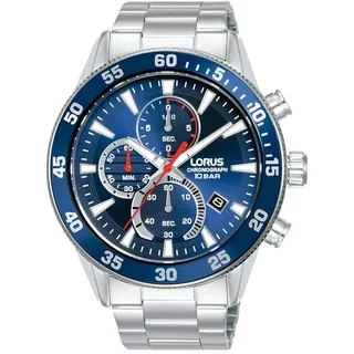 LORUS RM323JX9 Herrenuhr Analog Quarz mit Edelstahlarmband, Silber, Armband
