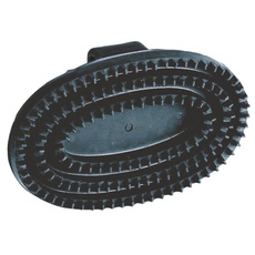 Bild Gummistriegel oval, schwarz