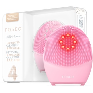 Foreo LUNATM 4 plus Gesichtsbürste - Nahinfrarot-Lichttherapie + LED-Rotlichttherapie - Tiefenthermoreinigungs-Gesichtsbehandlung - Anti-Aging-Mikrostrom-Gesichtsgerät - Normale Haut