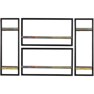 SIT Möbel Wandregal Riverboat 125 x 25 x 75 cm Bunt