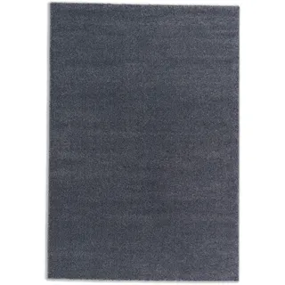 SCHÖNER WOHNEN-Kollektion Teppich "Pure 190" rechteckig 21 mm Höhe Wohnzimmer, Schlafzimmer, uni, leichter Glanz, robuster Kurzflor, anthrazit