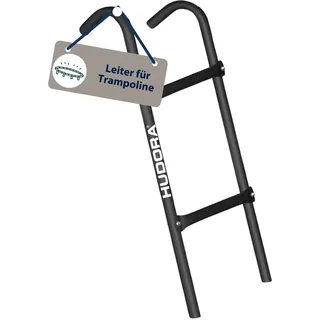 Hudora Trampolin-Leiter schwarz 0,34 m