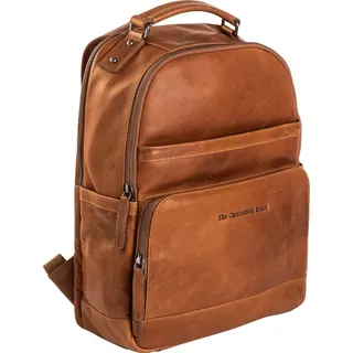 The Chesterfield Brand Wax Pull Up Business-Rucksack Leder 39 cm Laptopfach cognac