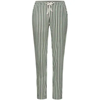 s.Oliver Pyjamahose Damen grün-weiß-gestreift Gr.32/34