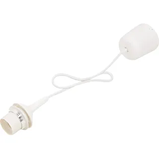 E27 Leuchtenpendel 80 cm Weiß