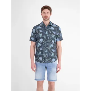 Lerros Kurzarmhemd floral classic navy XL
