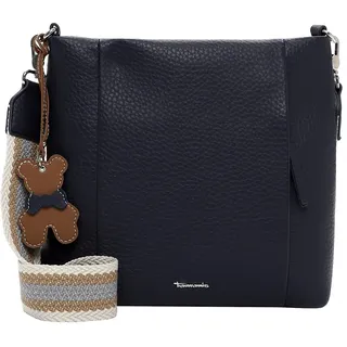 Umhängetasche TAMARIS "Umhängetasche TAS Katrina", Damen, Gr. B/H/T: 29cm x 28cm x 5cm 0, blau (blau 500), Polyurethan, Taschen Umhängetasche
