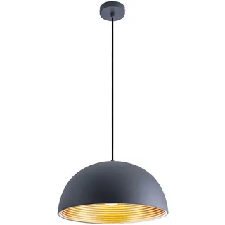Paco Home Sawyer 1-flg. Ø 40,5 cm rund / Gold/Schwarz