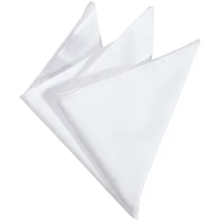 OLYMP Einstecktuch »Einfarbiges Einstecktuch«, weiß