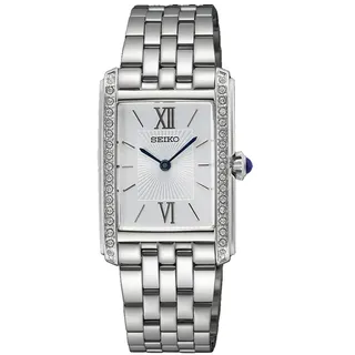 Seiko Damen-Uhr Quarz mit Edelstahlband SWR091P1